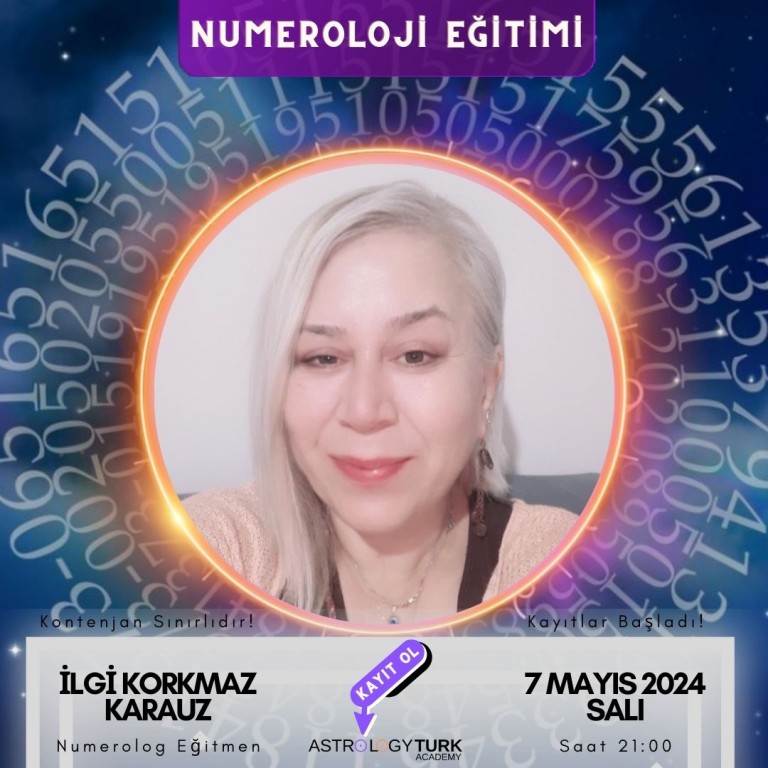 Numeroloji Eğitimi – 7 Mayıs Salı (Temel ve Orta Seviye)