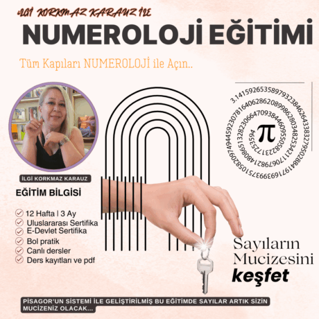 Numeroloji Eğitimi – 19 Mayıs Pazartesi (Temel ve Orta Seviye)