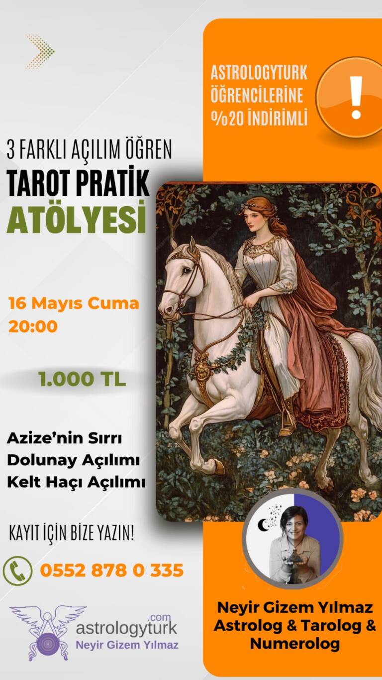Klasik Tarot Atölyesi (17 Mayıs 2025)