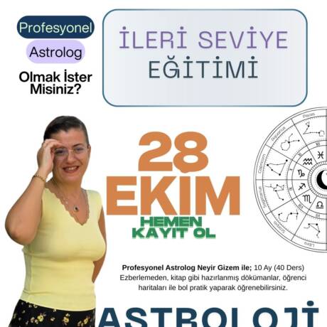 Astroloji Eğitimi İleri Seviye 2025 – 2026 Dönemi