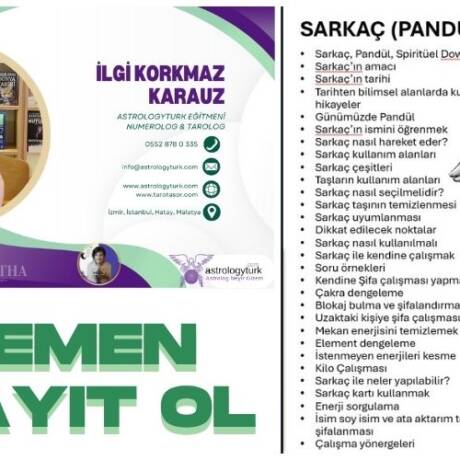 Sarkaç (Pandül) Eğitimi 30 Ekim - 1 Kasım 2025