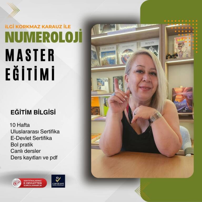 Numeroloji Master (İleri Seviye) Eğitimi 9 KASIM 2025
