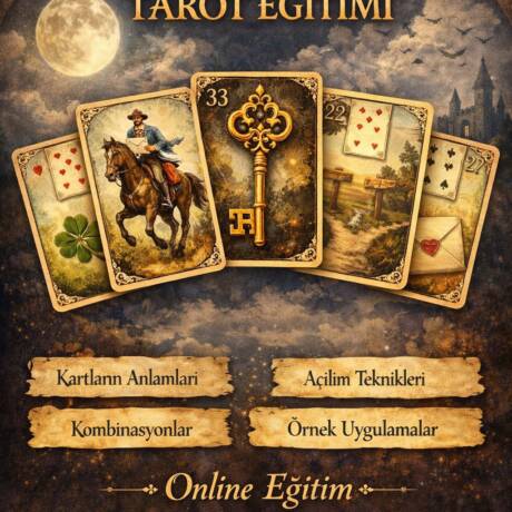 Lenormand Tarot Eğitimi - 27 Mart 2026