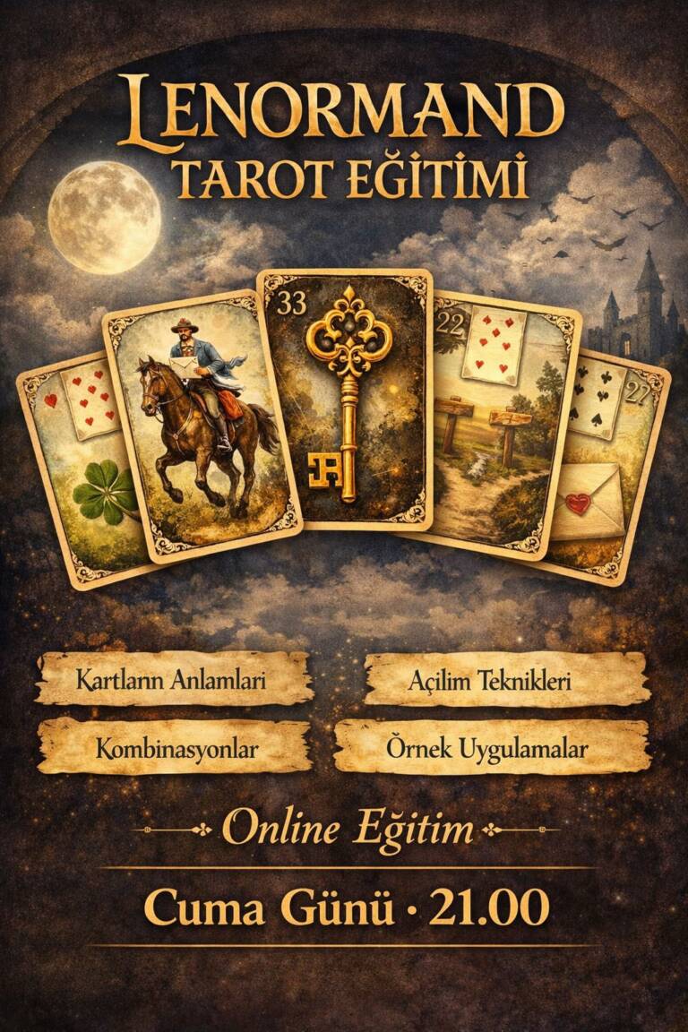 Lenormand Tarot Eğitimi – 27 Mart 2026